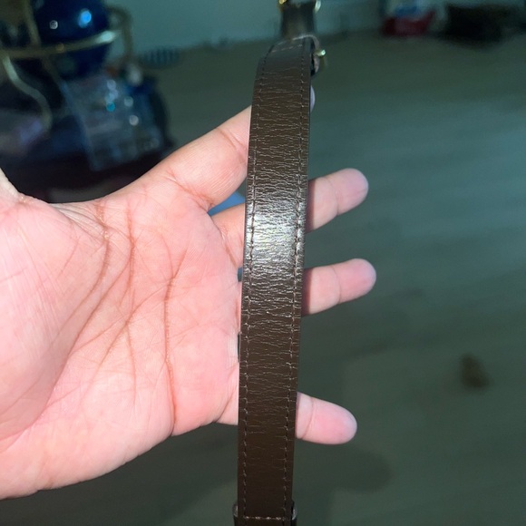 Authentic LV Leather Adjustable Trevi Strap Brown - Picture 5 of 6